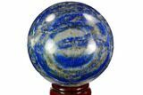 Polished Lapis Lazuli Sphere - Pakistan #109710-1